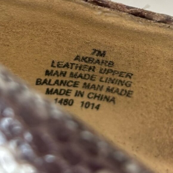 Women’s Anne Klein Flex leather snakeskin print pumps/heels size 7 - Picture 10 of 10